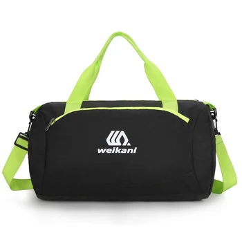 Спортна чанта за плуване, пътна спортна чанта за жени и мъже с отделения за мокри неща, спортна чанта с голям капацитет за практикуване на йога на плажа