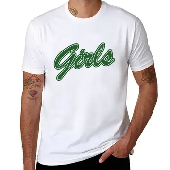 Тениска за момичета (зелени), тениски по поръчка, създайте своя собствена проста тениска, мъжки високи тениски