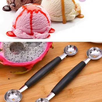 Устойчива на плъзгане Двухконцевая Гребло за сладолед с диня и топки за пъпеш