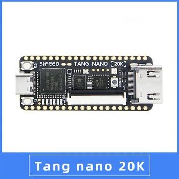 Черна Такса за разработка За Sipeed Tang Nano 20K FPGA Development Board RISCV Linux Ретро Игри Плейър (с пин заглавие)
